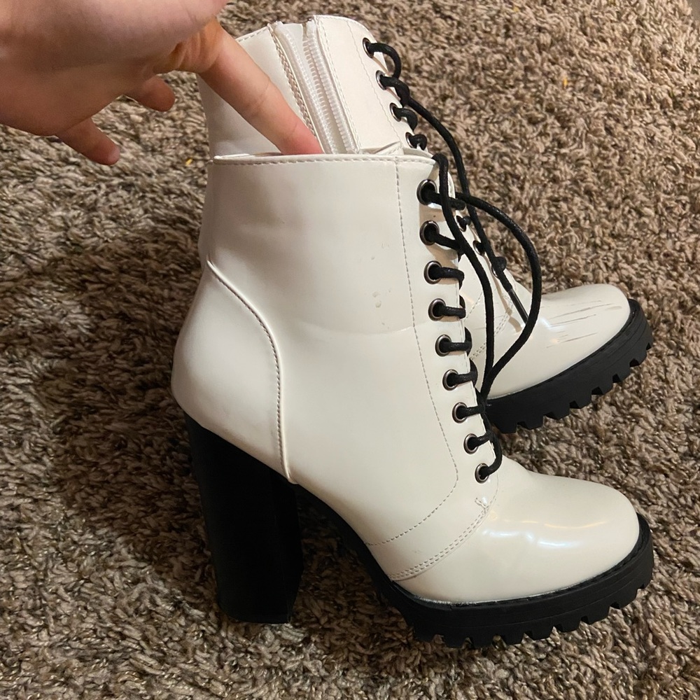 Forever 21 combat boot heels